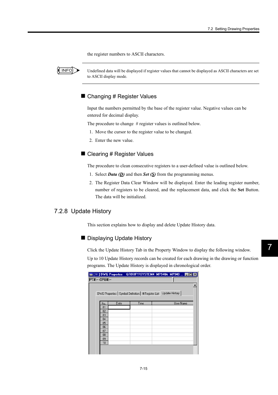 8 update history | Yaskawa MP900 Series Machine Controller for Standard Operation User Manual | Page 382 / 509