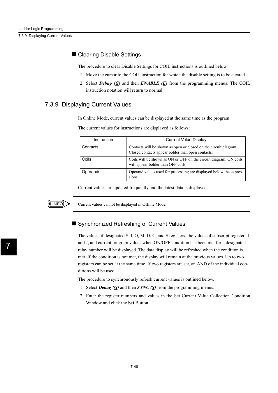 9 displaying current values | Yaskawa MP900 Series Machine Controller for Standard Operation User Manual | Page 413 / 509