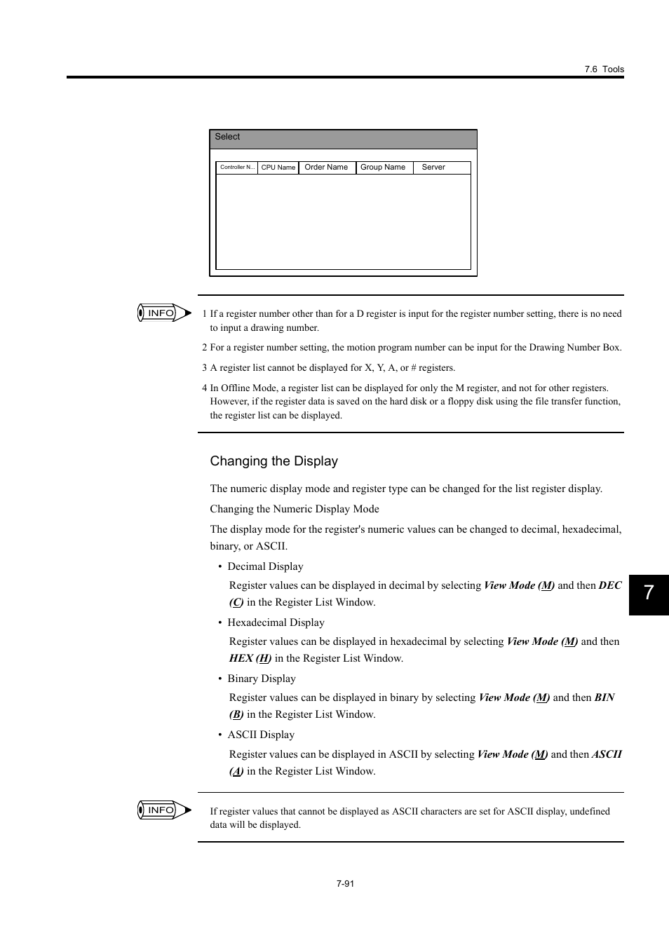 Changing the display | Yaskawa MP900 Series Machine Controller for Standard Operation User Manual | Page 458 / 509