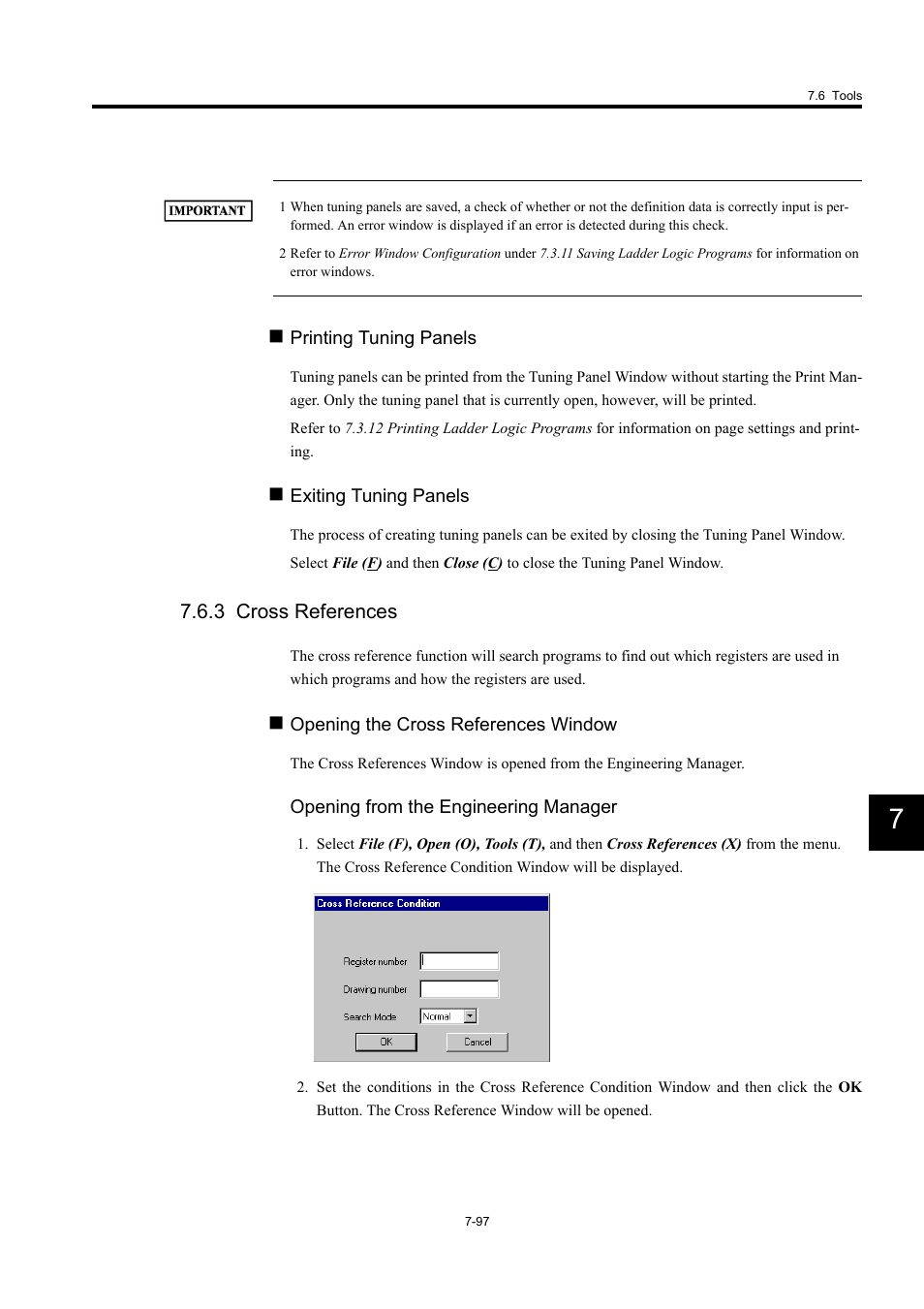 3 cross references | Yaskawa MP900 Series Machine Controller for Standard Operation User Manual | Page 464 / 509