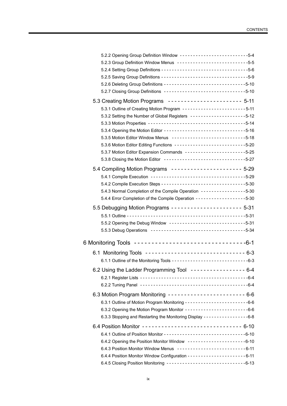 6 monitoring tools -1 | Yaskawa MP900 Series Machine Controller for Standard Operation User Manual | Page 8 / 509