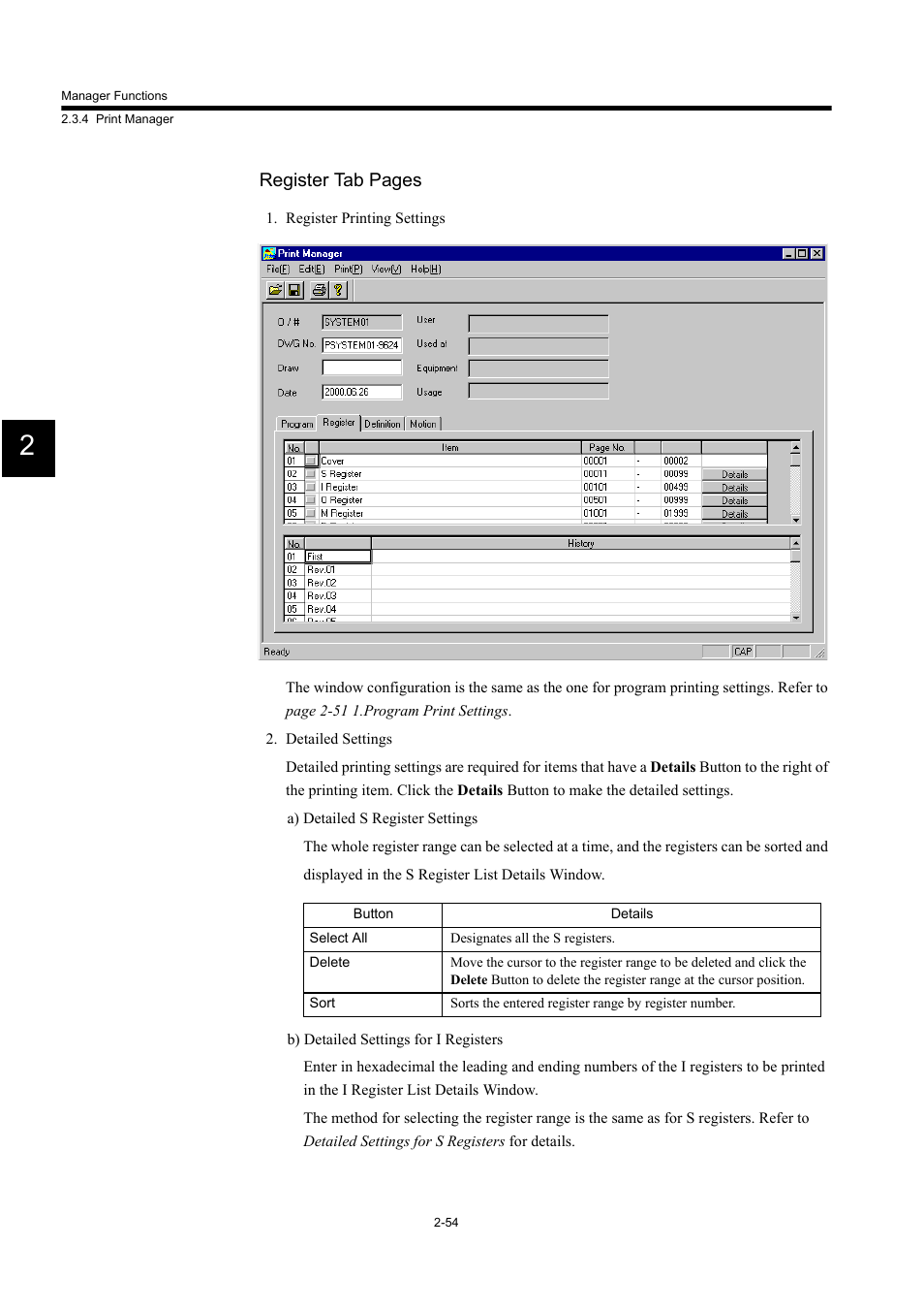 Register tab pages | Yaskawa MP900 Series Machine Controller for Standard Operation User Manual | Page 87 / 509