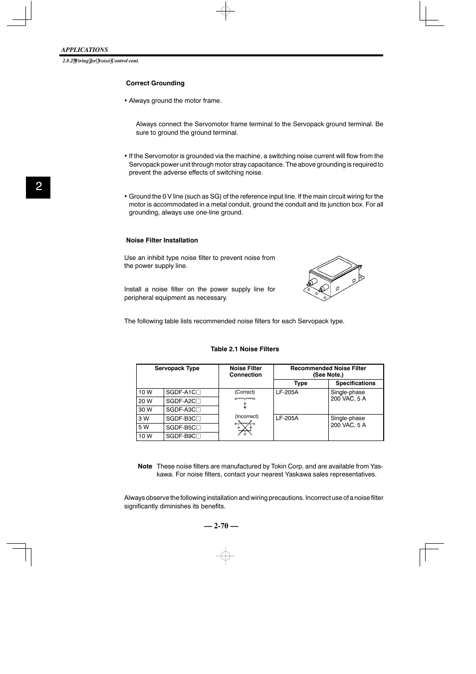 Yaskawa Sigma Mini User Manual | Page 114 / 282