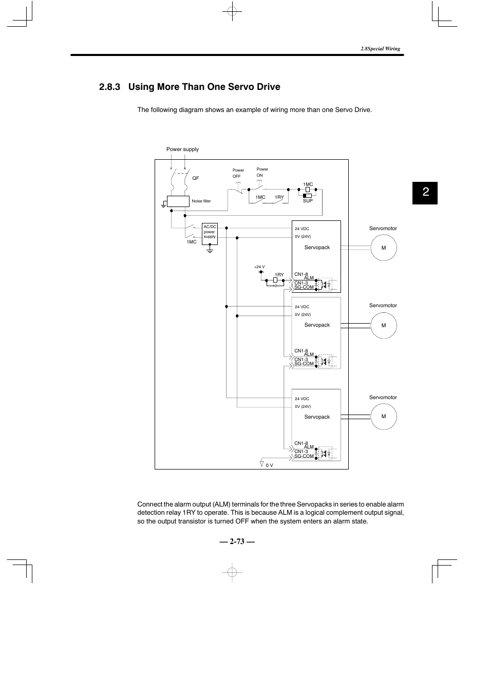 3 using more than one servo drive | Yaskawa Sigma Mini User Manual | Page 117 / 282