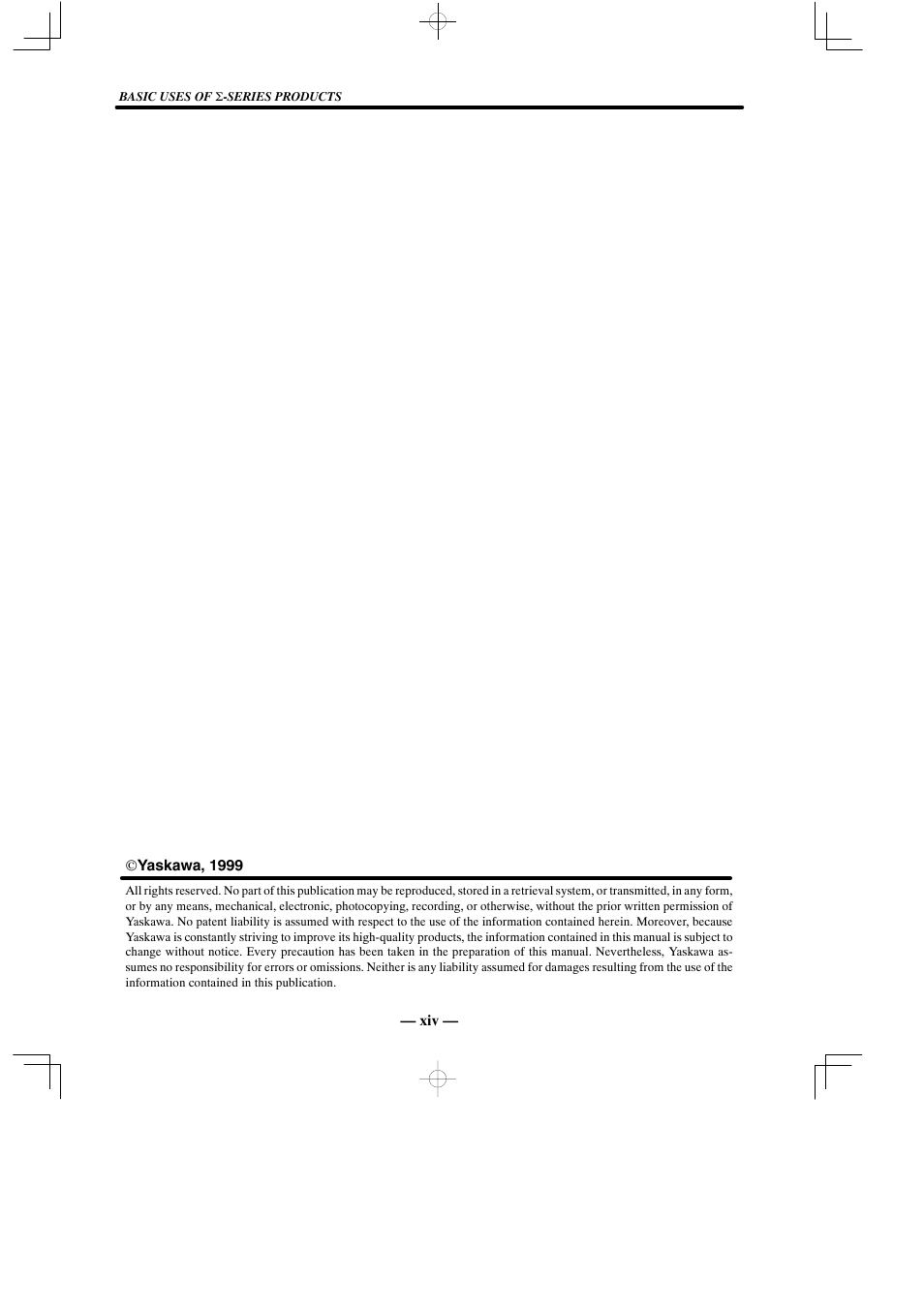 Yaskawa Sigma Mini User Manual | Page 13 / 282