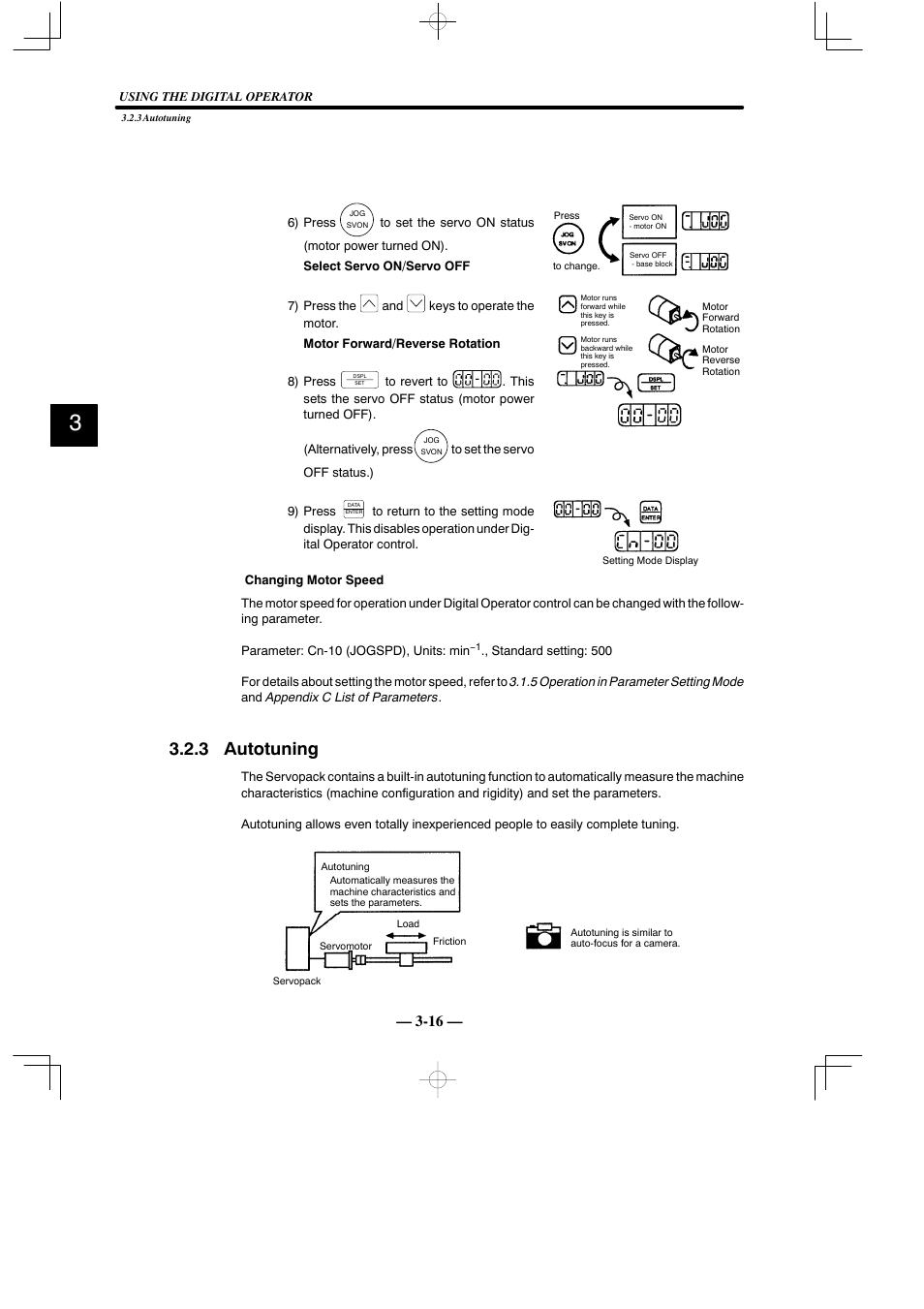 3 autotuning | Yaskawa Sigma Mini User Manual | Page 140 / 282