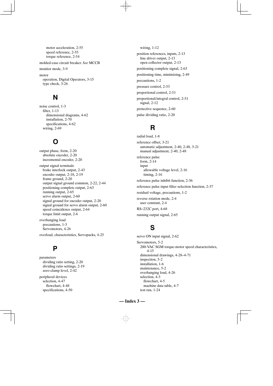 Yaskawa Sigma Mini User Manual | Page 278 / 282