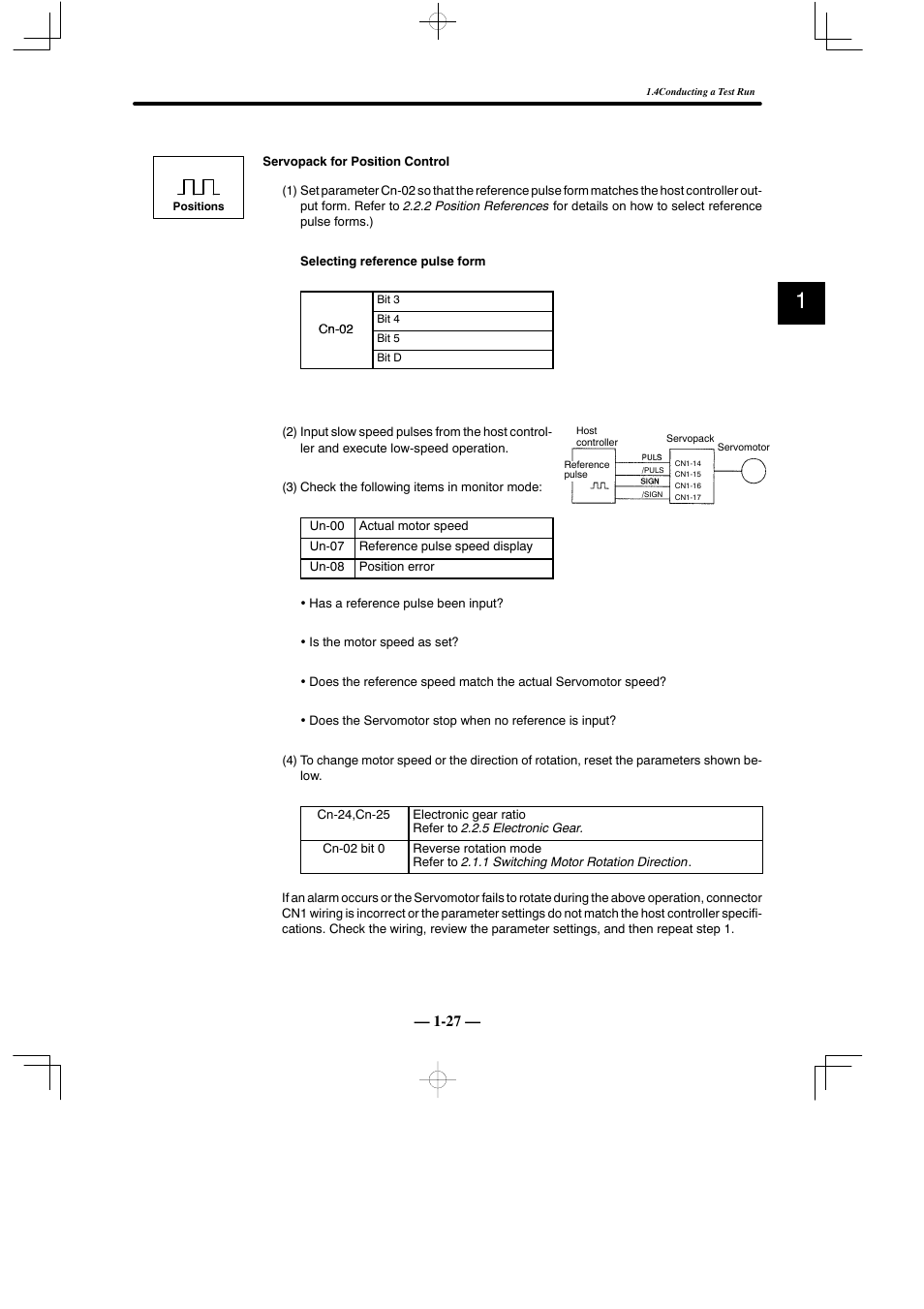 Yaskawa Sigma Mini User Manual | Page 40 / 282