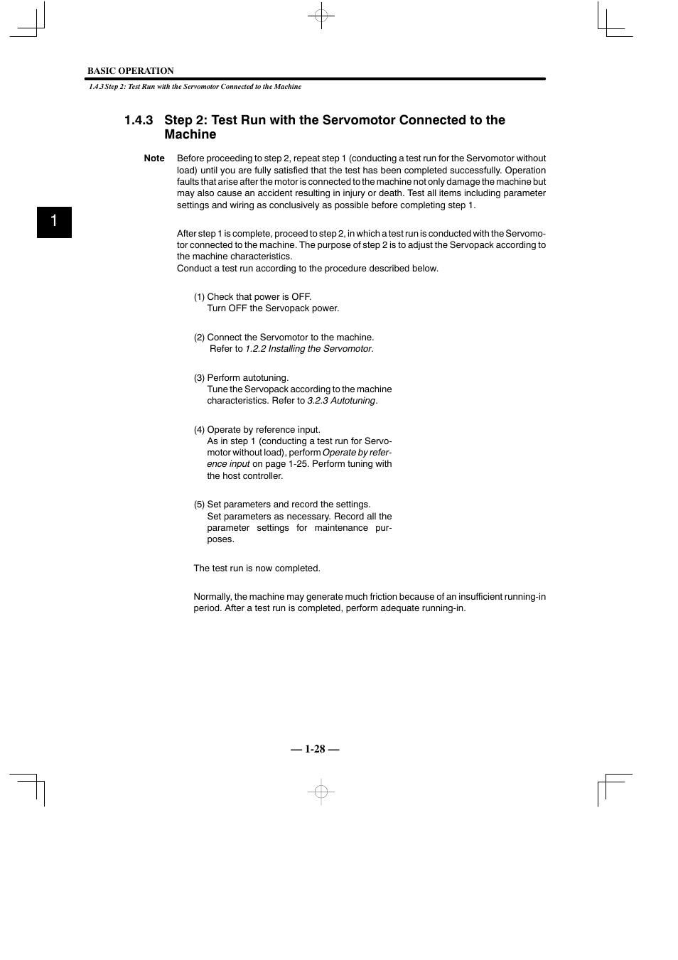Yaskawa Sigma Mini User Manual | Page 41 / 282