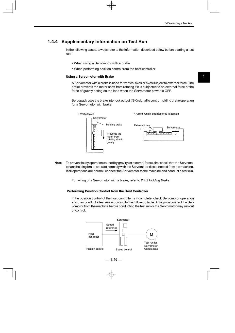 4 supplementary information on test run | Yaskawa Sigma Mini User Manual | Page 42 / 282