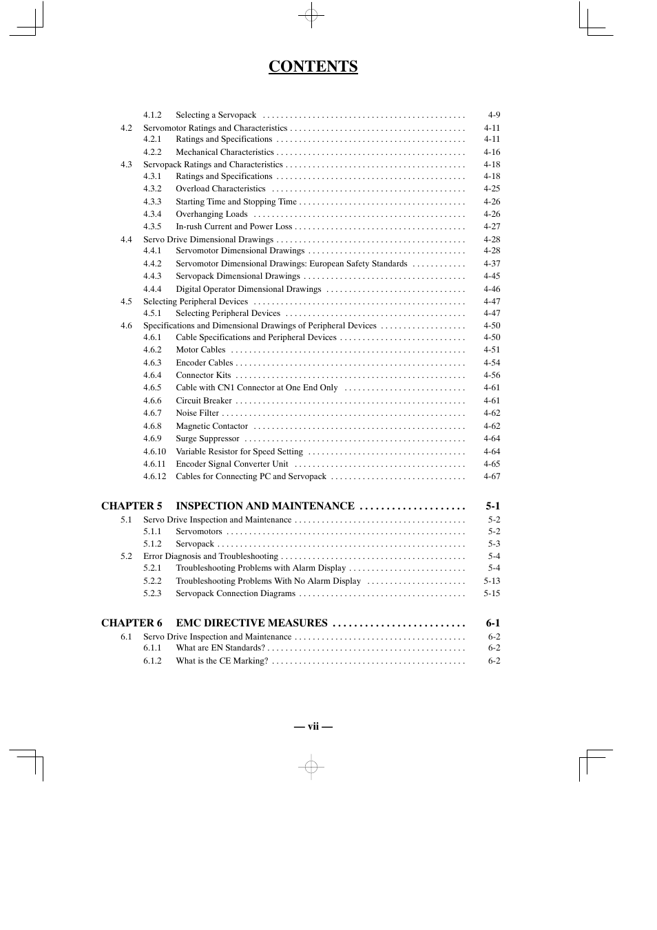 Yaskawa Sigma Mini User Manual | Page 6 / 282