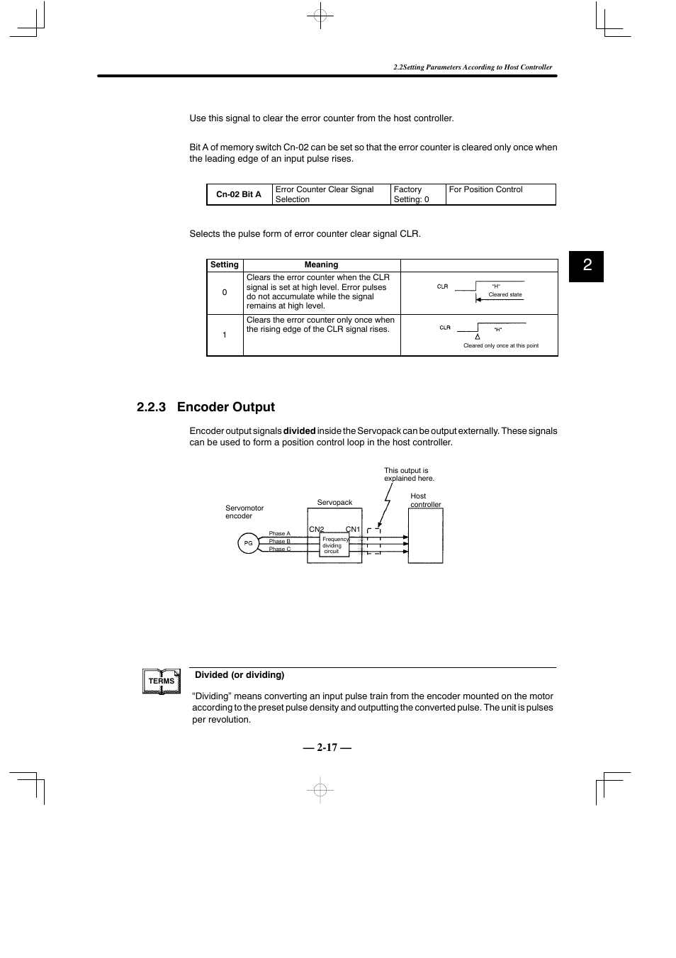3 encoder output | Yaskawa Sigma Mini User Manual | Page 61 / 282
