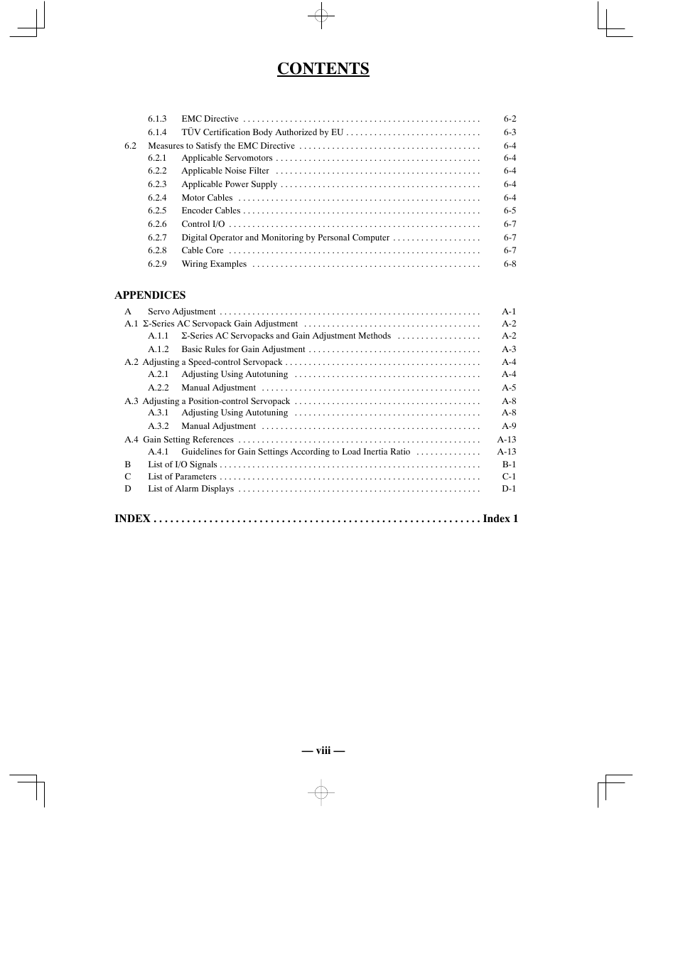Yaskawa Sigma Mini User Manual | Page 7 / 282