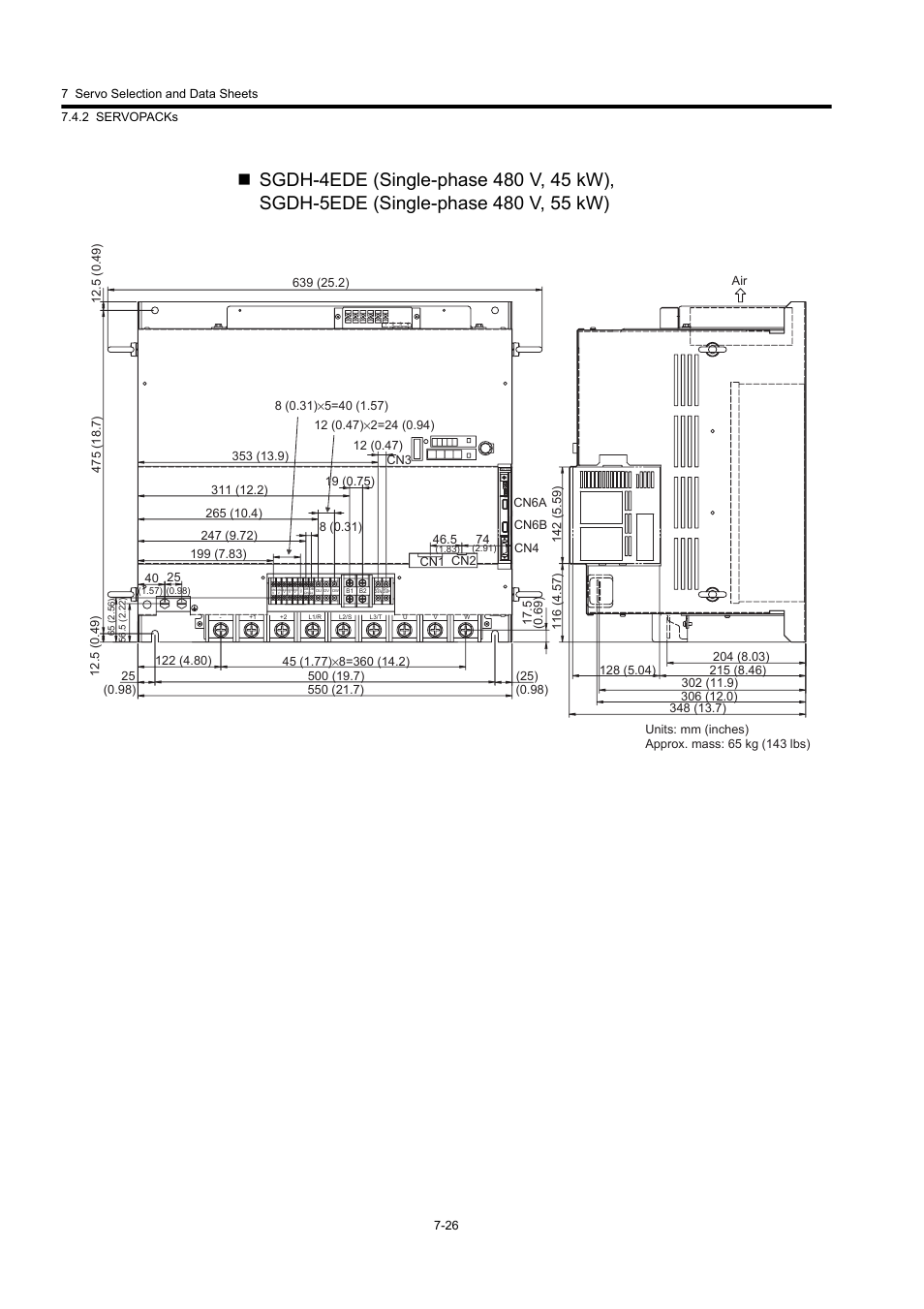 Yaskawa Large Capacity Sigma II Series User Manual | Page 302 / 405
