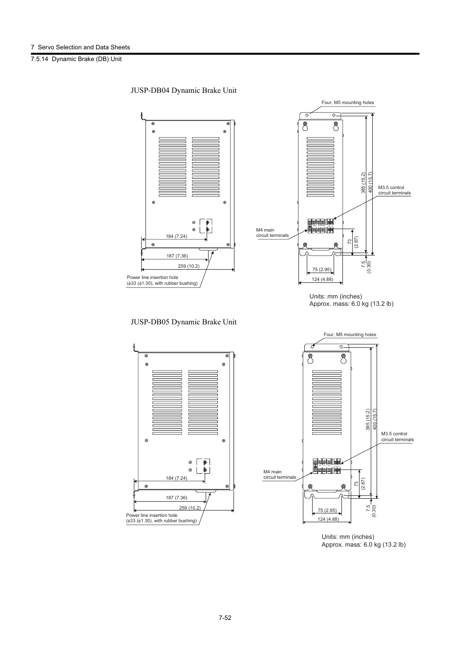 Yaskawa Large Capacity Sigma II Series User Manual | Page 328 / 405