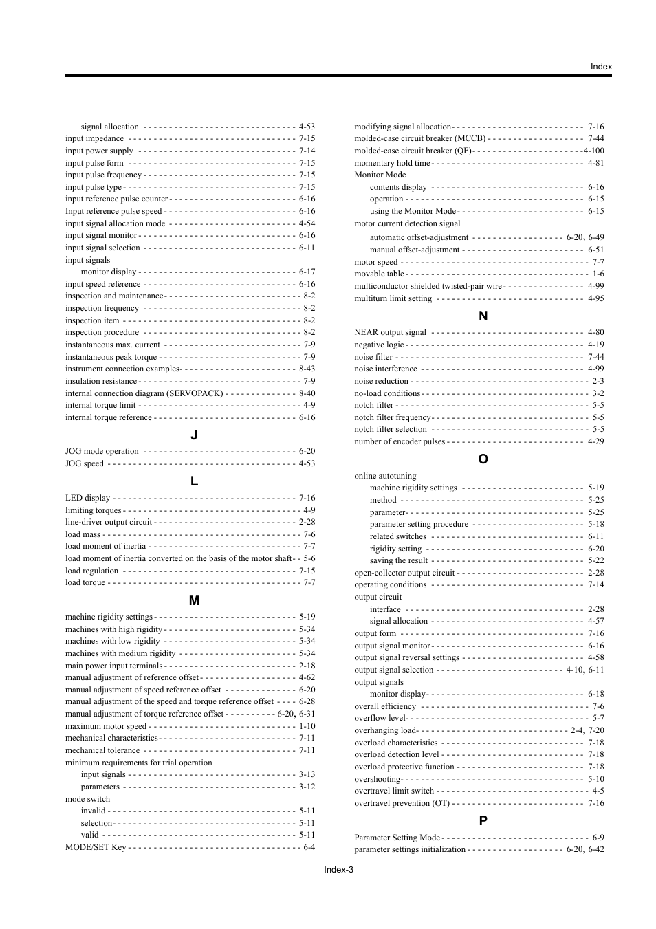 Yaskawa Large Capacity Sigma II Series User Manual | Page 401 / 405