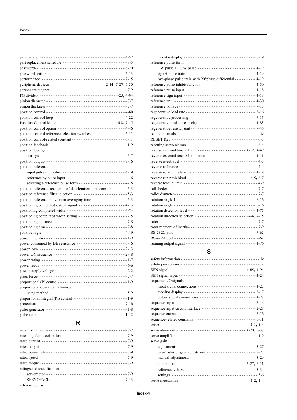Yaskawa Large Capacity Sigma II Series User Manual | Page 402 / 405