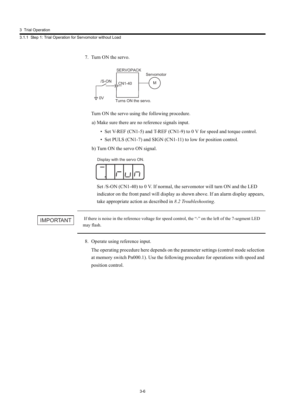Important | Yaskawa Large Capacity Sigma II Series User Manual | Page 69 / 405