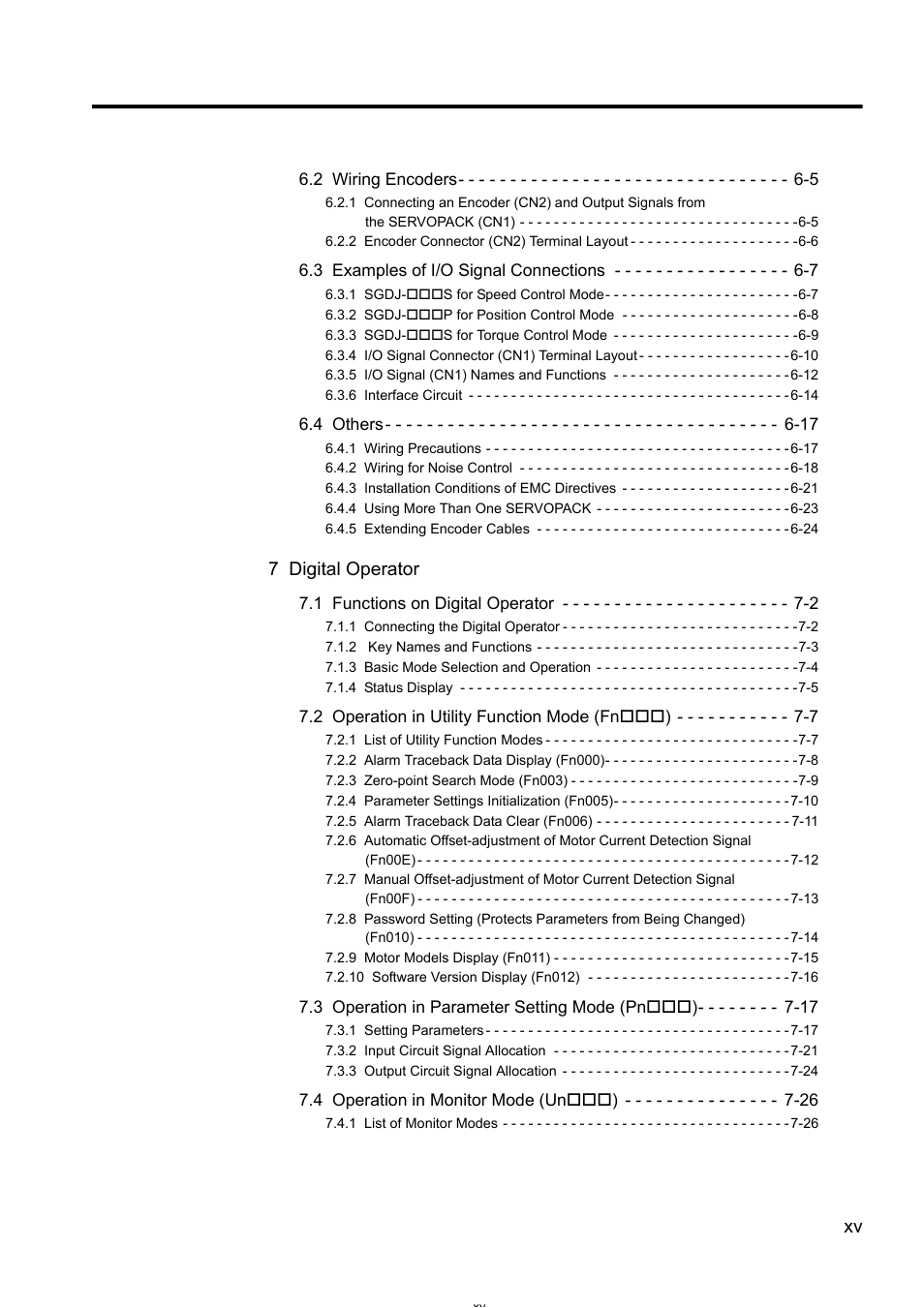 7 digital operator | Yaskawa Sigma II Series DC Power Input SGMAJ User Manual | Page 15 / 334