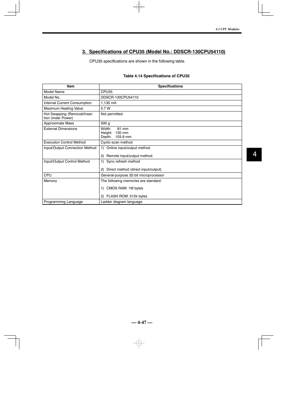 Yaskawa MEMOCON GL120 User Manual | Page 103 / 495