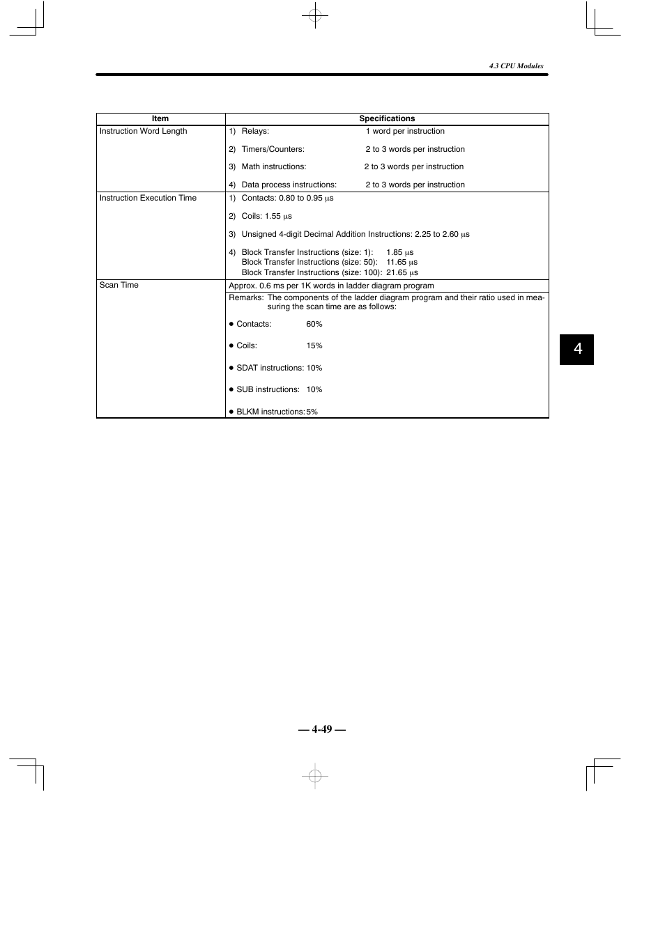 Yaskawa MEMOCON GL120 User Manual | Page 105 / 495