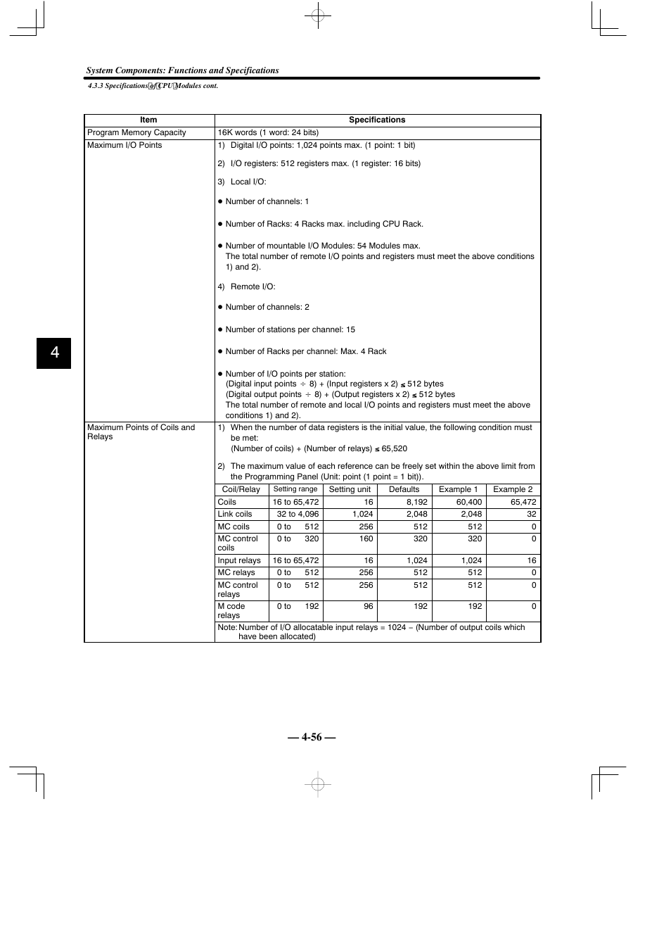 Yaskawa MEMOCON GL120 User Manual | Page 112 / 495