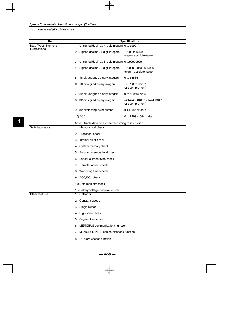 Yaskawa MEMOCON GL120 User Manual | Page 114 / 495