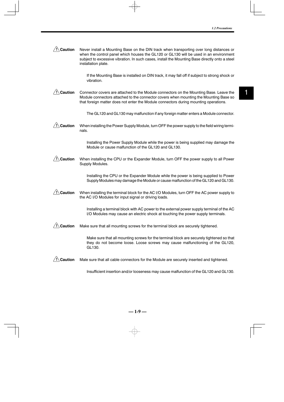 Yaskawa MEMOCON GL120 User Manual | Page 14 / 495