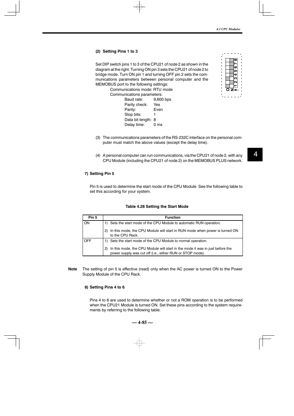 Yaskawa MEMOCON GL120 User Manual | Page 141 / 495
