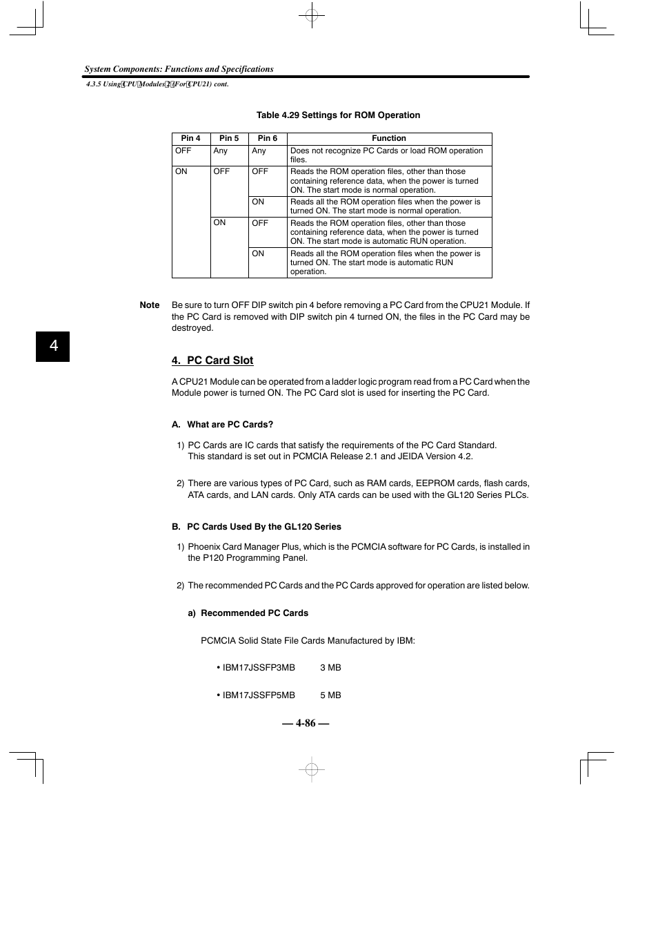 Yaskawa MEMOCON GL120 User Manual | Page 142 / 495