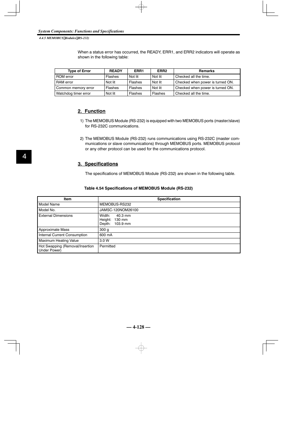 Yaskawa MEMOCON GL120 User Manual | Page 184 / 495