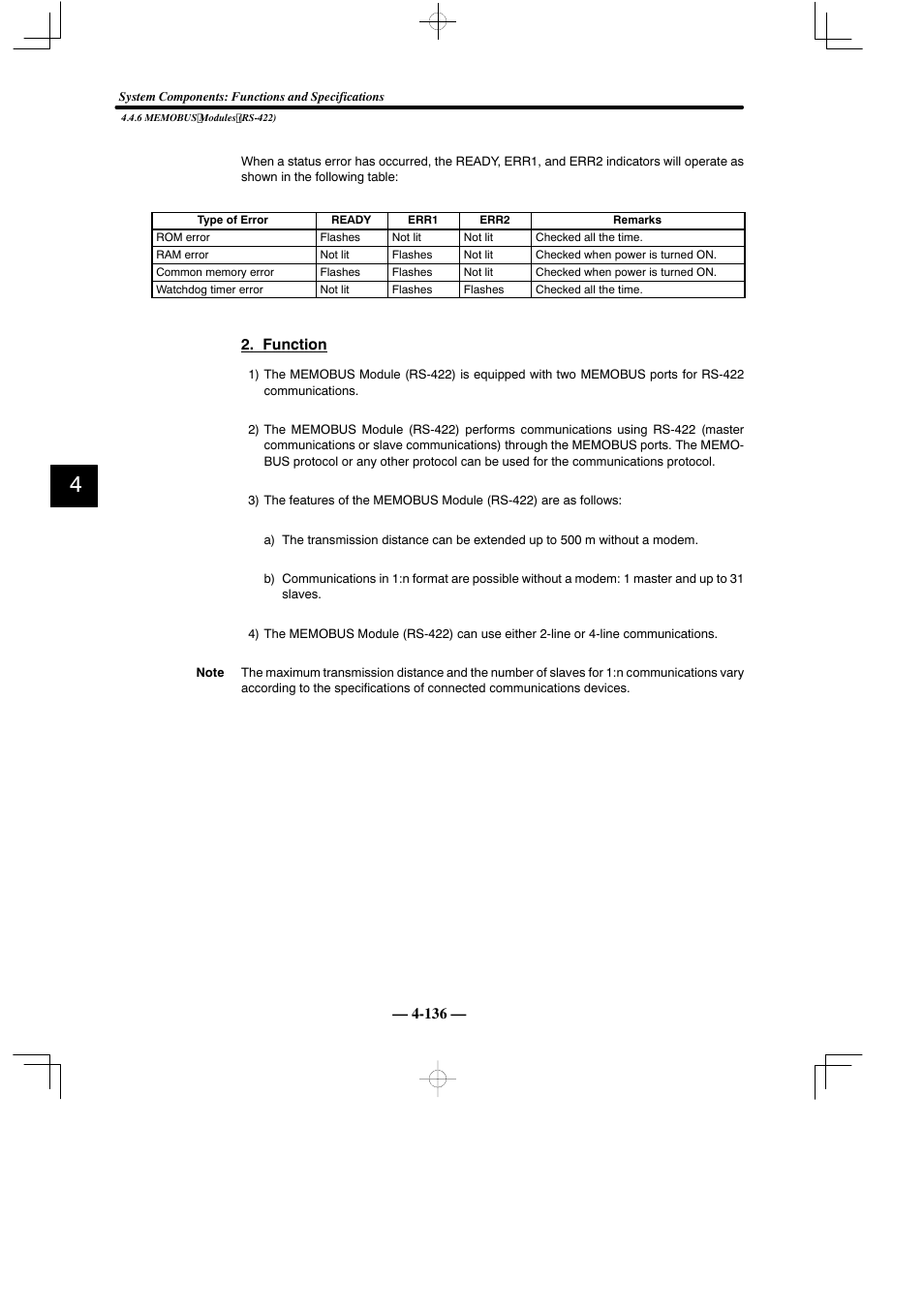 Yaskawa MEMOCON GL120 User Manual | Page 192 / 495