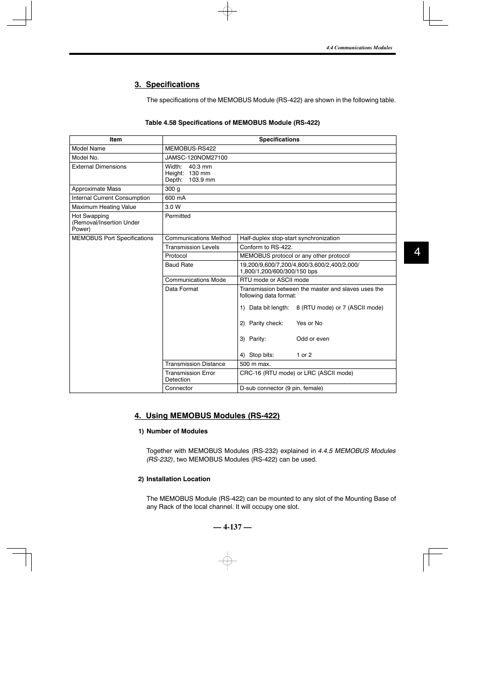 Yaskawa MEMOCON GL120 User Manual | Page 193 / 495