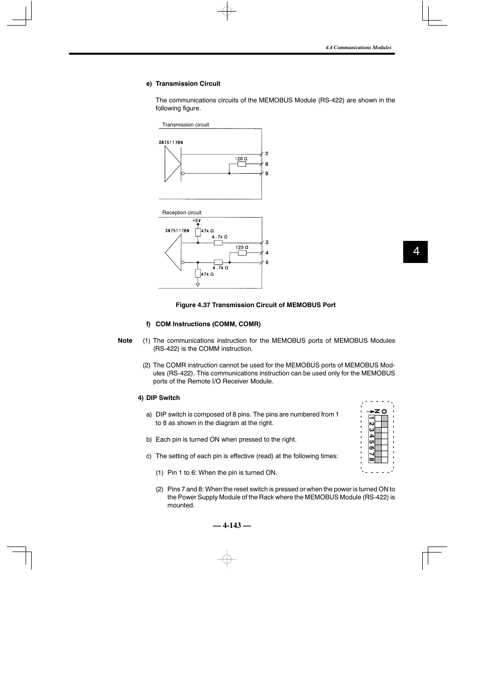 Yaskawa MEMOCON GL120 User Manual | Page 199 / 495