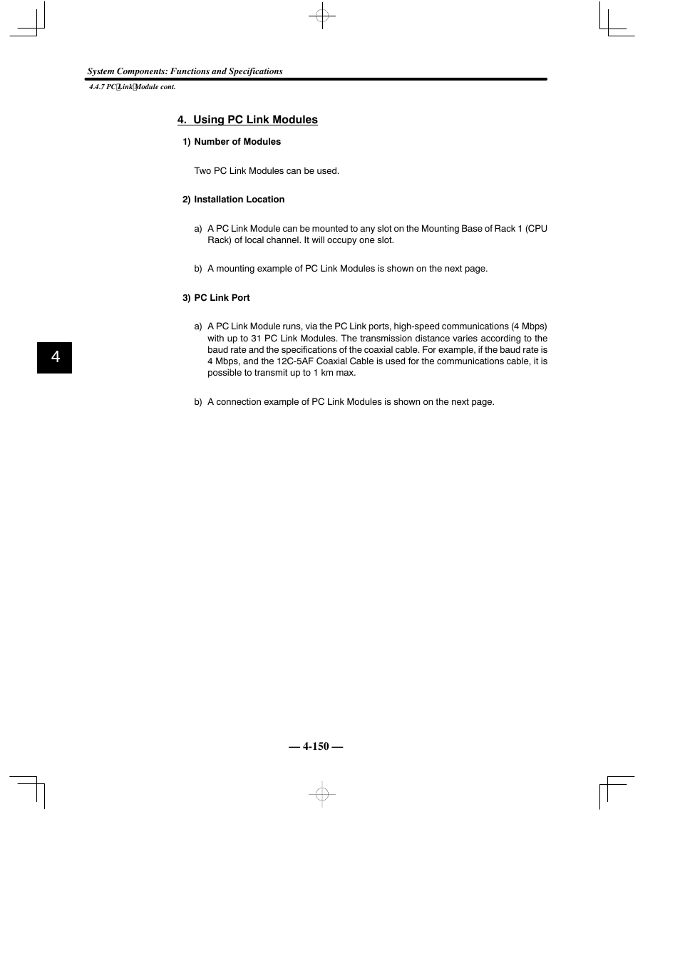 Yaskawa MEMOCON GL120 User Manual | Page 206 / 495