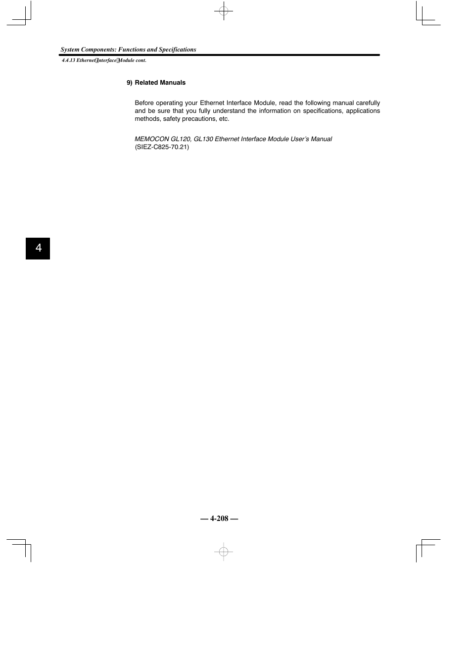 Yaskawa MEMOCON GL120 User Manual | Page 264 / 495