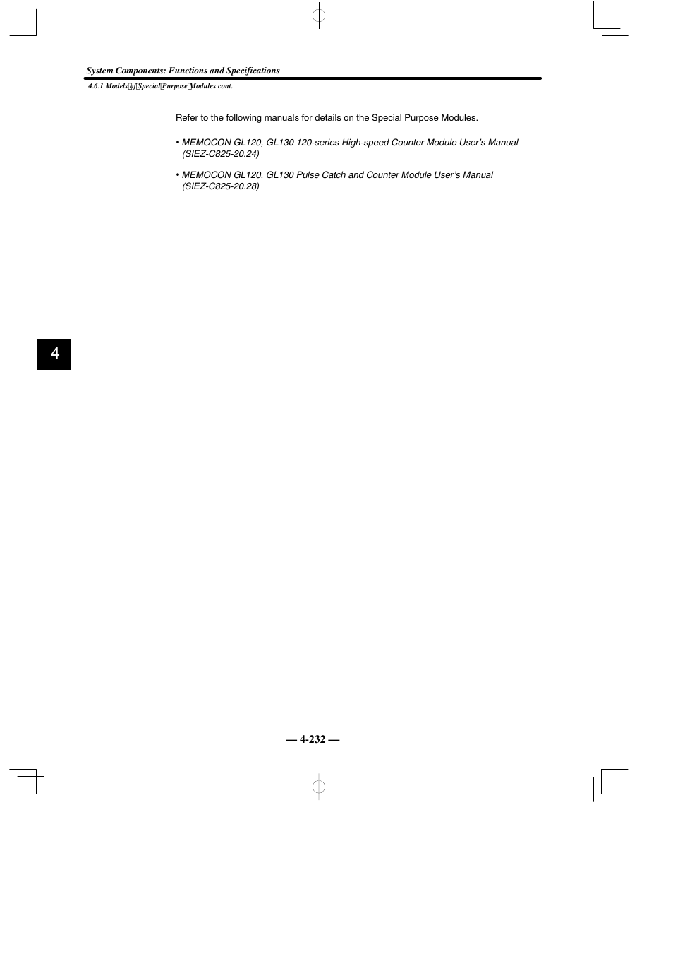 Yaskawa MEMOCON GL120 User Manual | Page 288 / 495