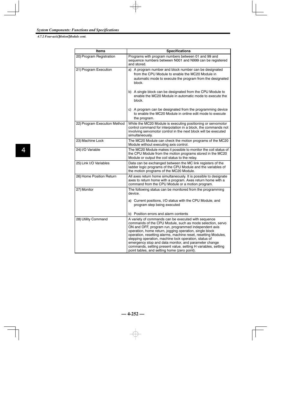 Yaskawa MEMOCON GL120 User Manual | Page 308 / 495