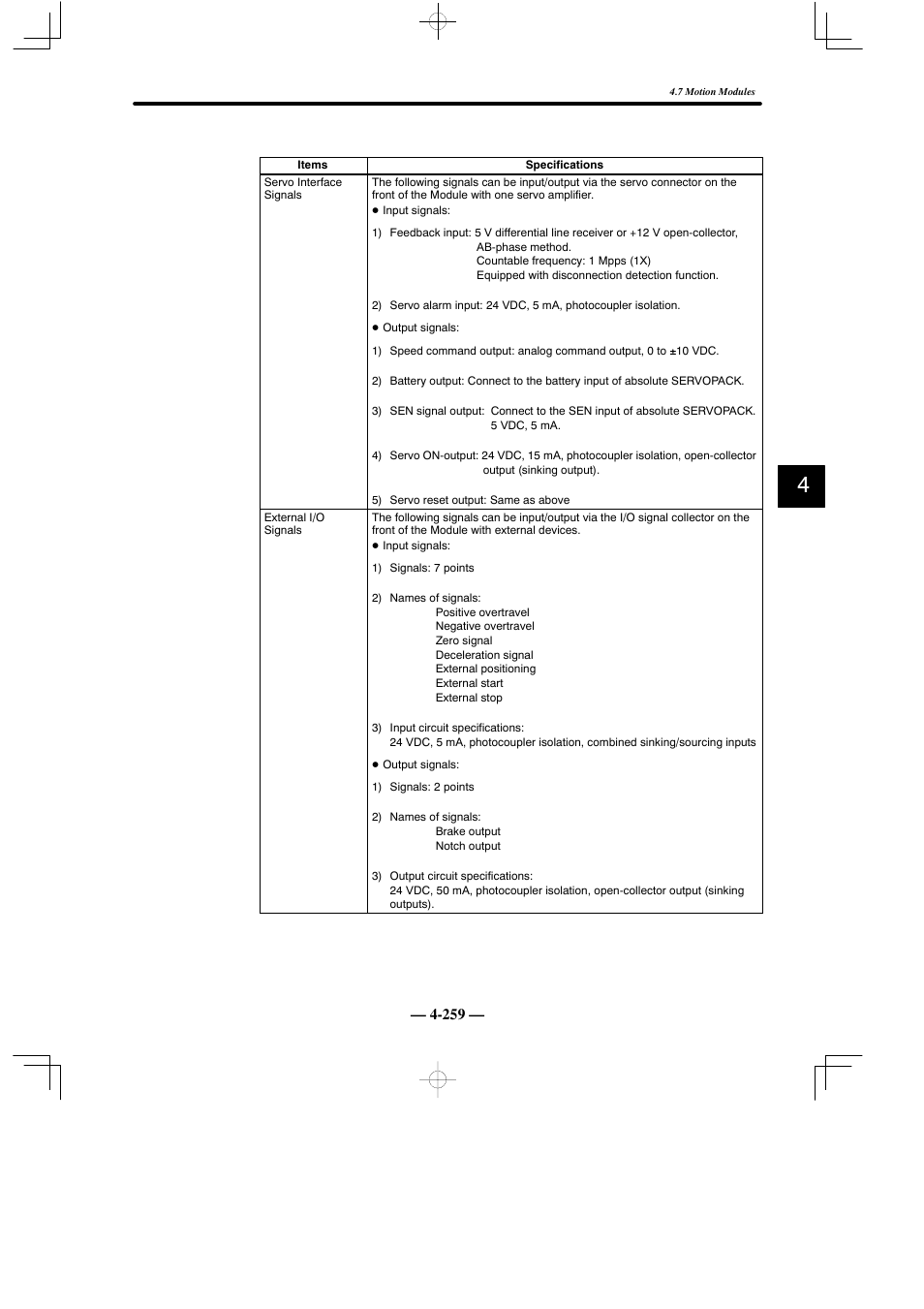 Yaskawa MEMOCON GL120 User Manual | Page 315 / 495