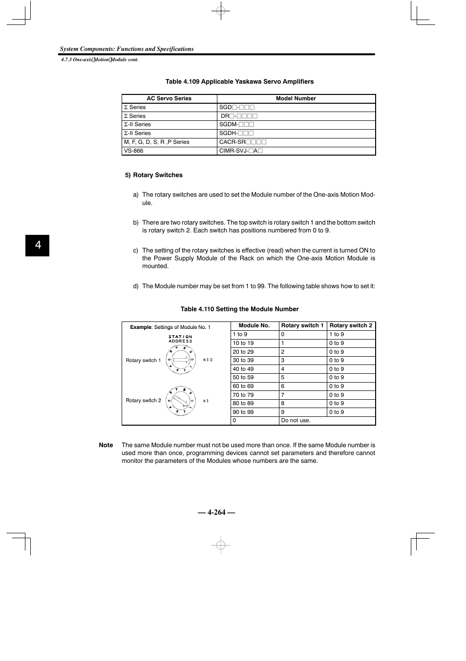 Yaskawa MEMOCON GL120 User Manual | Page 320 / 495