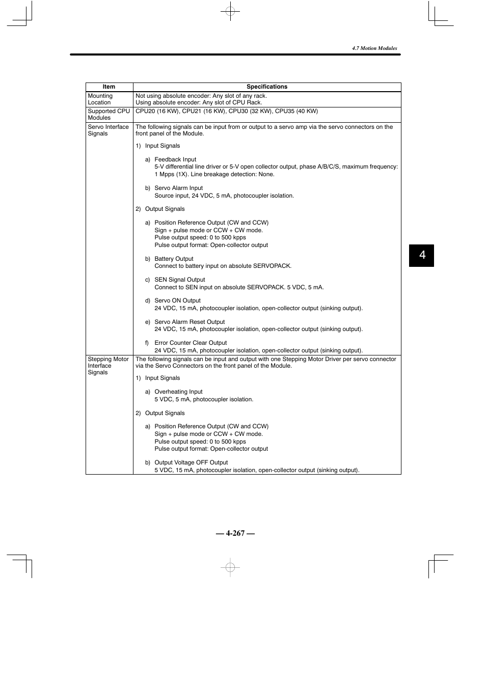 Yaskawa MEMOCON GL120 User Manual | Page 323 / 495