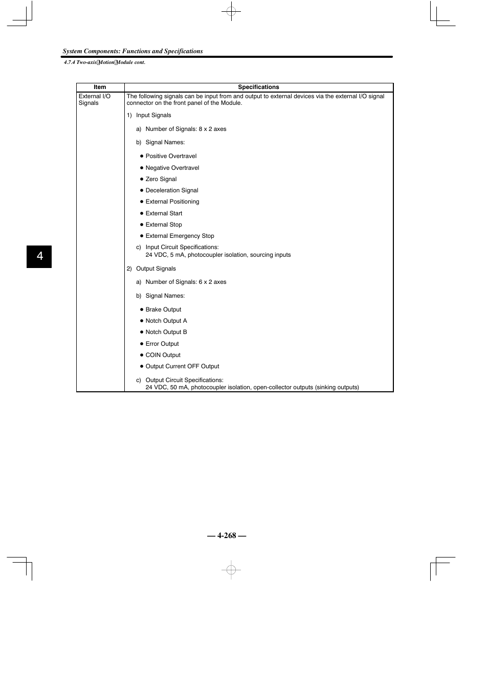 Yaskawa MEMOCON GL120 User Manual | Page 324 / 495