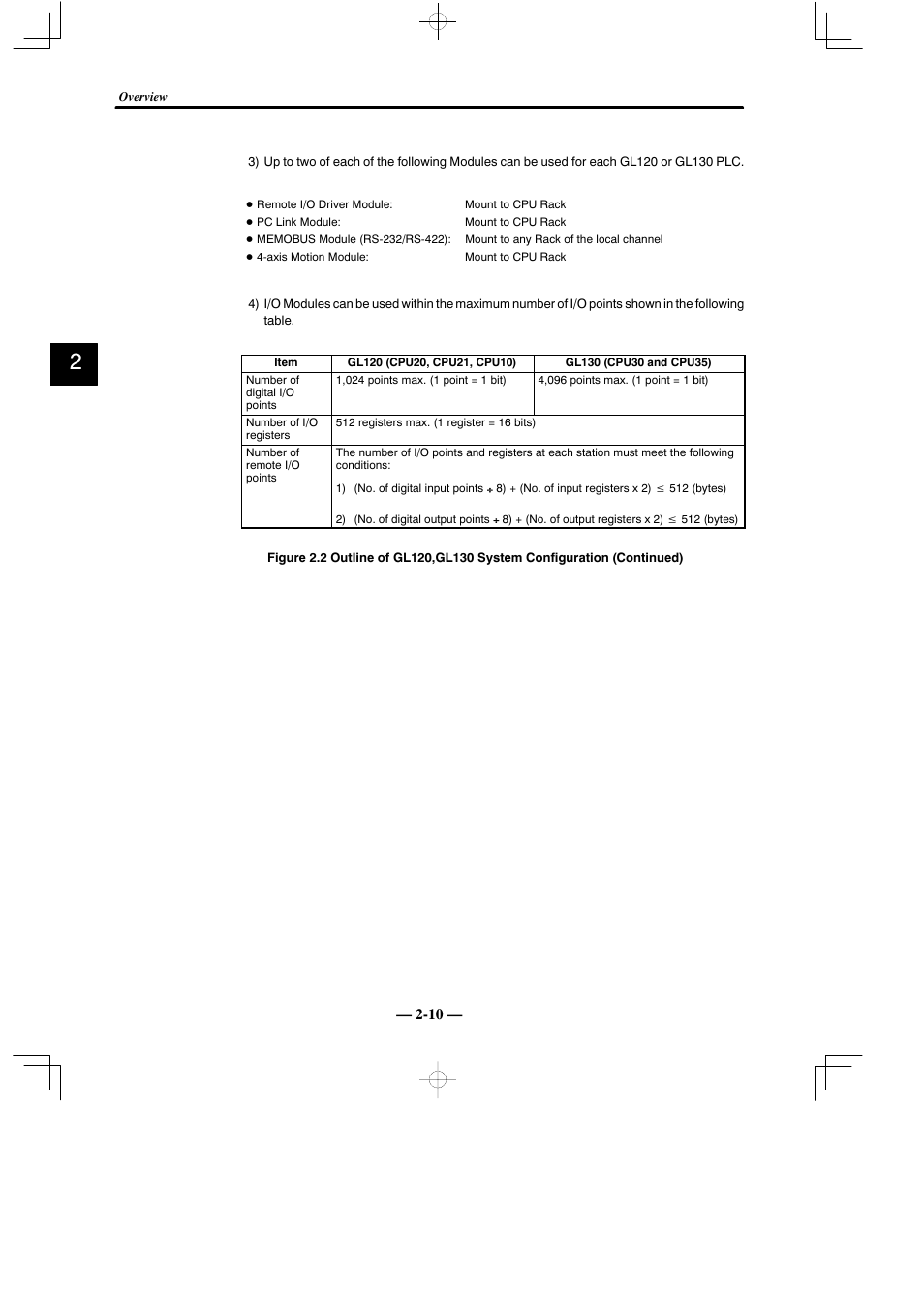 Yaskawa MEMOCON GL120 User Manual | Page 34 / 495