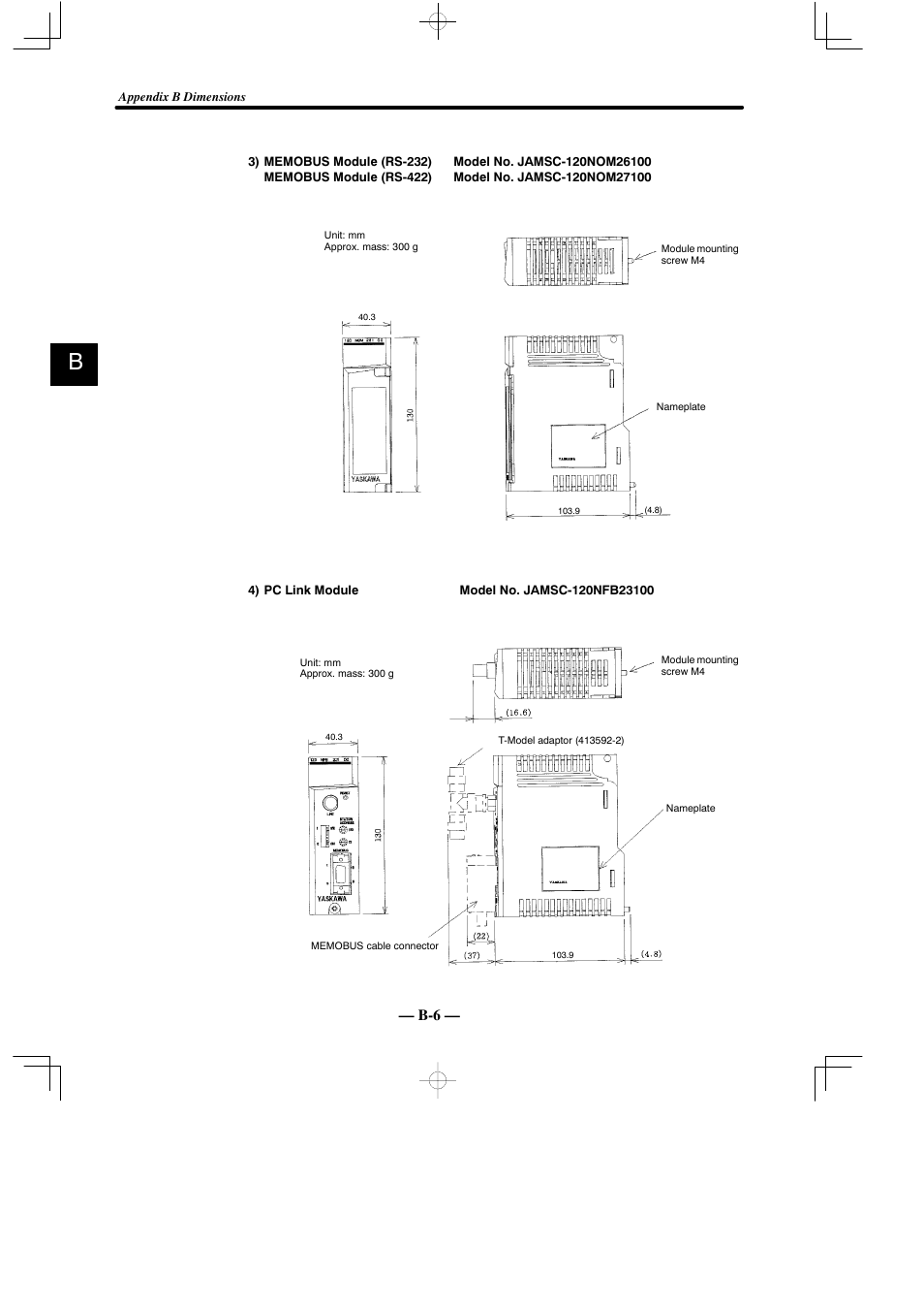 Yaskawa MEMOCON GL120 User Manual | Page 469 / 495