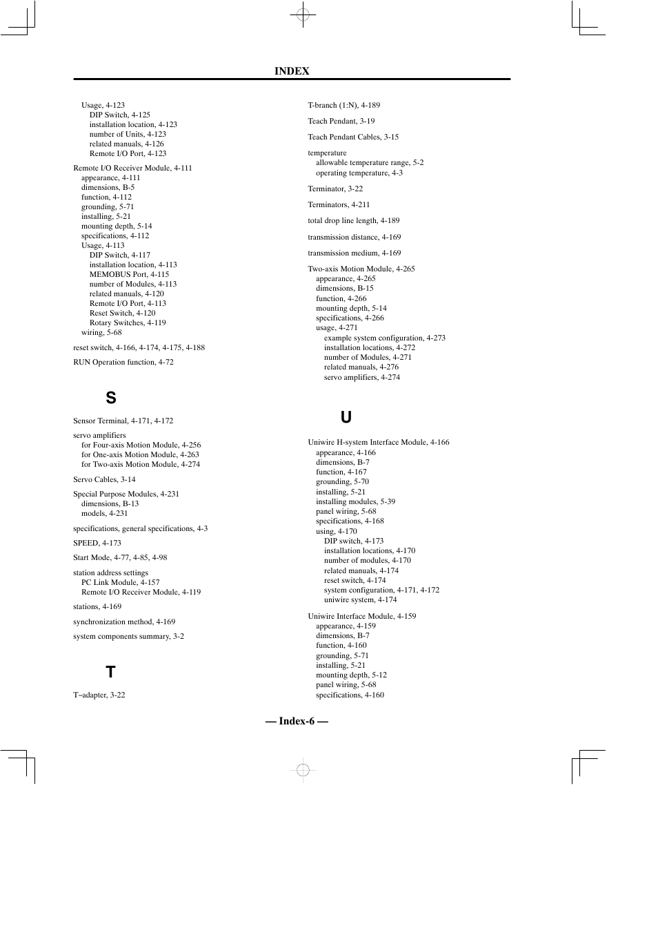 Yaskawa MEMOCON GL120 User Manual | Page 492 / 495