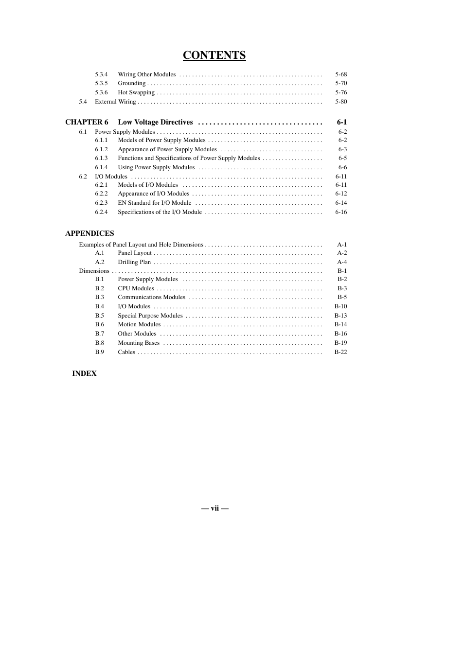 Yaskawa MEMOCON GL120 User Manual | Page 5 / 495