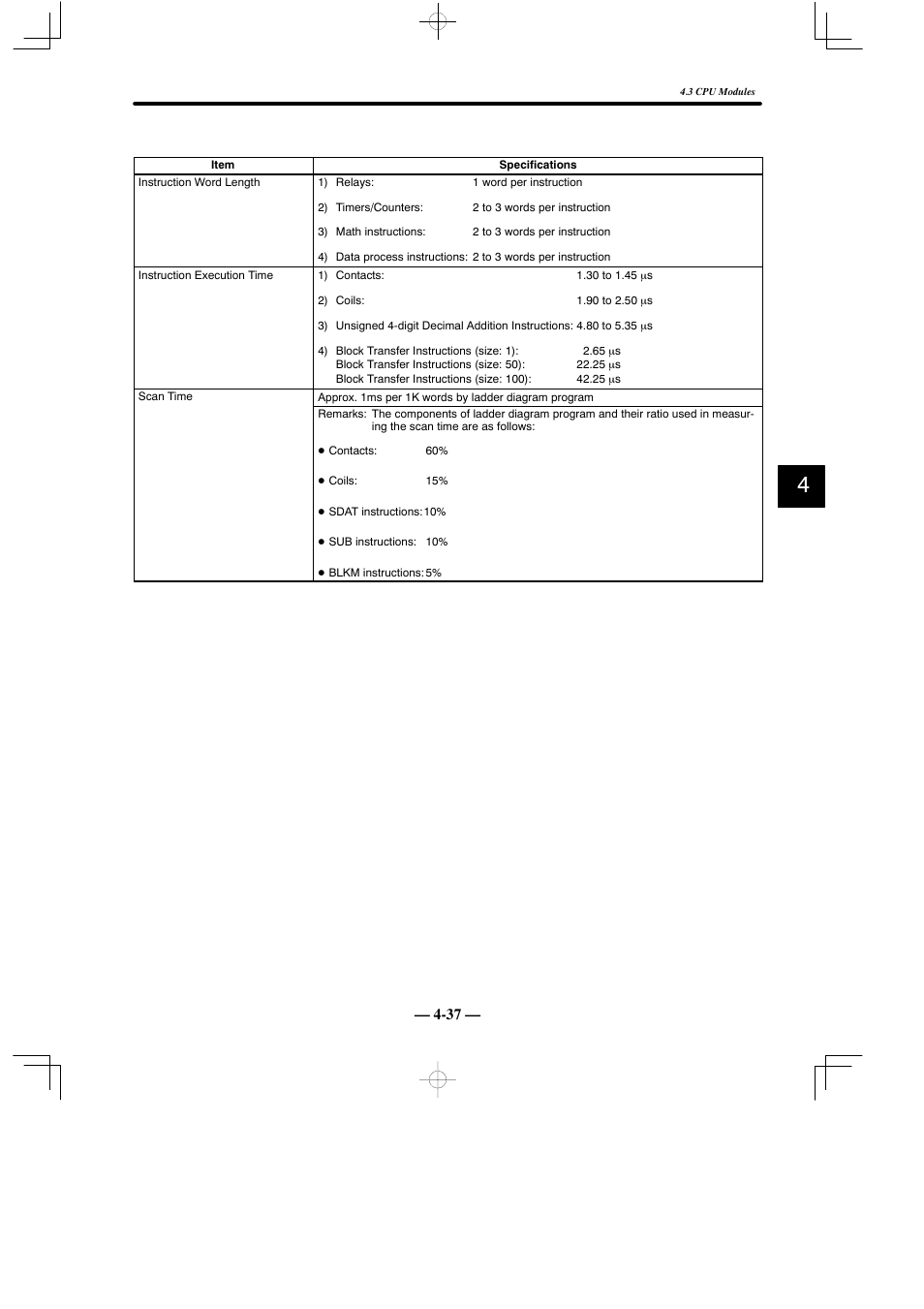 Yaskawa MEMOCON GL120 User Manual | Page 93 / 495