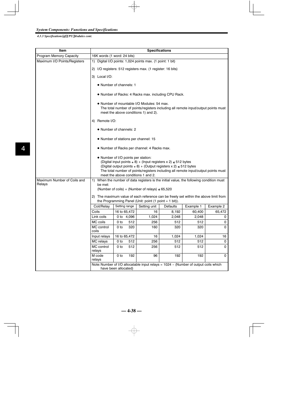 Yaskawa MEMOCON GL120 User Manual | Page 94 / 495