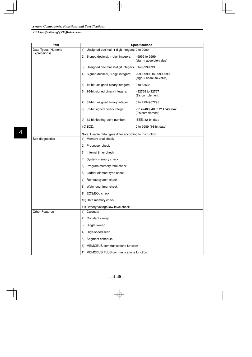 Yaskawa MEMOCON GL120 User Manual | Page 96 / 495