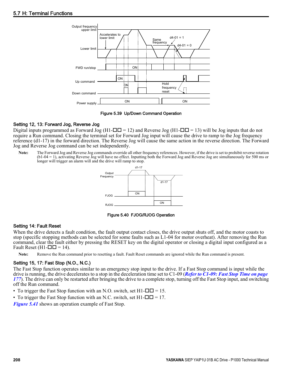 Figure 5.39 | Yaskawa AC Drive-P1000 Industrial Fan User Manual | Page 208 / 570